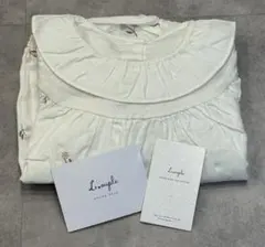 【新品・未使用】 BBAMMA ホワイト フリル襟 ロンパース 80cm