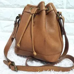 ラルフローレン ヴィーンテージ ワンショルダーバッグ ハンド レザー old 茶 ラルフローレン ヴィーンテージ ワンショルダーバッグ ハンド