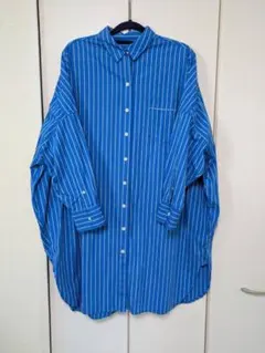 studio clip マルチストライプシャツ　フリーサイズ