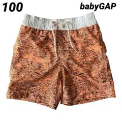 ベビーギャップ　水着 キッズ 100 オレンジ　男の子　サメ　魚　夏　海　プール