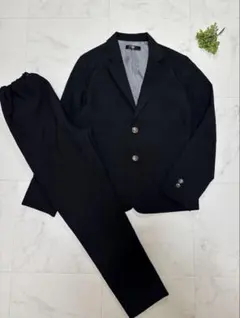 160サイズ　BB ジャケット　パンツ　セットアップ　男の子　黒