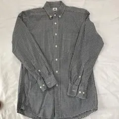ユニクロ　ギンガムチェックシャツS