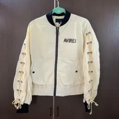 AVIREX アビレックス　レディース　レモンイエロー　ジャンパー