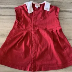 DAKS 赤いワンピース 80のサムネイル