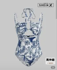 SHEIN 花柄カットアウトMサイズ