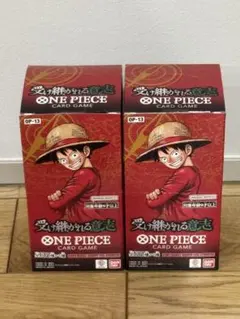 ワンピースカード受け継がれる意志 未開封 テープ付き 2BOX - メルカリ