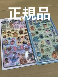 ディズニー クラシック＆モンスターズ・インクボンボンドロップ シール