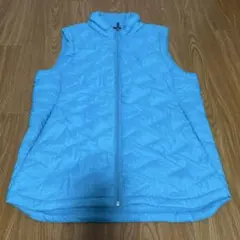 DESCENTE GOLF ダウンベスト ライトブルー メンズ Mのサムネイル