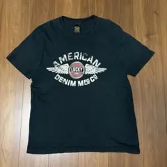 アメリカ古着Lucky Brand ラッキーブランド メキシコ製 XL ブラック