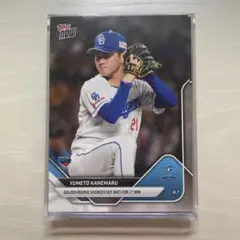 金丸夢斗　2025 NPB Topps NOW プロ初勝利のサムネイル