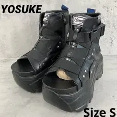 YOSUKE ヨースケ 厚底ベルティッドブーツサンダル サイズS