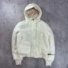 d*7様 ARMANI EXCHANGE フーデッド ボンバージャケット ホワイ d*7様 ARMANI EXCHANGE フーデッド ボンバージャケット ホワイ - メルカリ