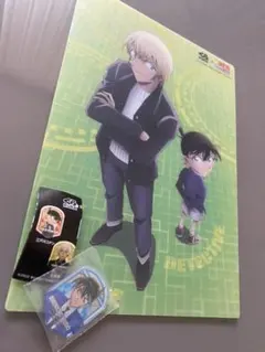 くら寿司　コナン　コラボ　下敷き　シール　安室　工藤