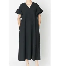 YOKO CHAN 新品✨タグ付き yokochan フリルトリムドレス黒 36 - メルカリ