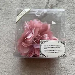 コサージュ　ブローチ　ピンク　クリップとブローチの2WAY仕様　結婚式　入学式