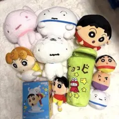 クレヨンしんちゃん フィギュア ぬいぐるみ ティッシュケース まとめ