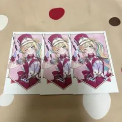 みたらし団 立伝都々 2周年 チェキ風カード3枚セット