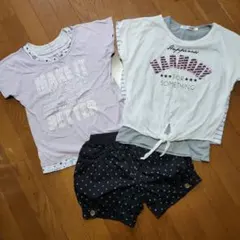 シャツ・ショートパンツセット　150.160