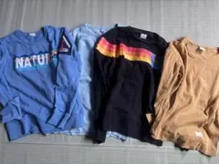 キッズ トレーナーロンT まとめ売り 4枚セット 男の子　サイズ160