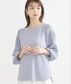 earth music&ecology マジョリカプリーツプルオーバー