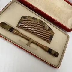 051209木製　白漆　螺鈿金蒔絵　源氏香　櫛笄　かんざし