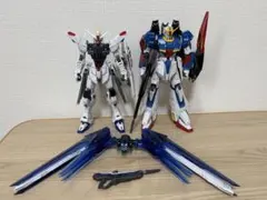 【組立済】MG Zガンダムver.ka & MGフリーダムガンダムver.2.0