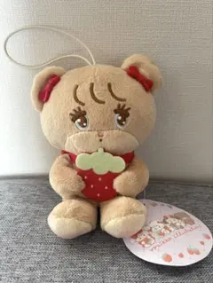 mikko illustrations いちごマスコットぬいぐるみ ラテ