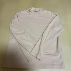 ユニクロ ヒートテックリブハイネックTシャツ