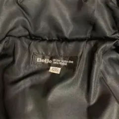 Bebe ブラック 中綿コート 120