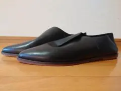 ST. AGNI　セントアグニ　レザーフラットシューズ　黒