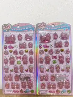 国内正規品　２枚セット　モンチッチ　うるちゅるポップシール　Monchhichi