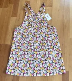 新品　U by ungaro フリル付き花柄エプロン　日本製