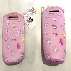 【新品・タグ付き】マイメロ500mlペットボトルカバーのサムネイル