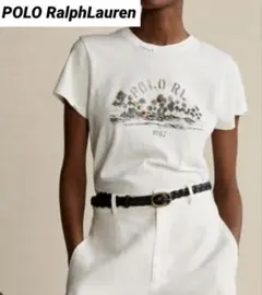 ポロ ラルフローレン トロピカルコットングラフィックTシャツ