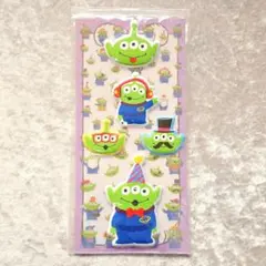 トイストーリー エイリアン 立体シール クリアシール セット ディズニーストア