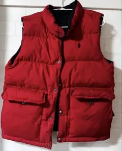 ラルフローレン リバーシブル ダウンベスト