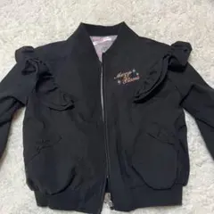 【メゾピアノ 】ノーカラージャケット　ブルゾン　ジャンパー【女の子110】