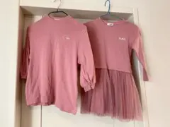 110センチ　エックスガール　ワンピース　カットソー　チュニック　セットアップ