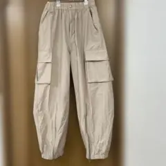 searoomlynn ベージュ　カーゴパンツ　Ｓ