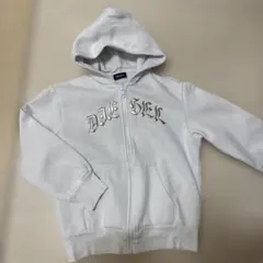 美品☆正規品　DIESEL キッズ　ジップ　ロゴ　パーカー