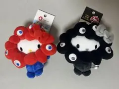 関西万博　ミャクミャクサンリオなりきりぬいぐるみ BC ブラック　ノーマル 2個