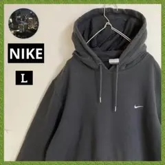 nike 90s 鬼フェード 裏起毛 刺繍 ワンポイント スウェット パーカー