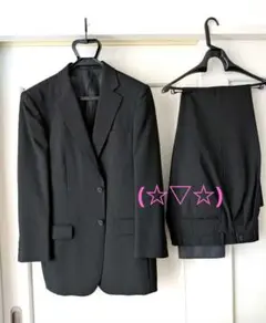 ブラックフォーマルスーツ A6サイズ　夏用　冠婚葬祭　礼服