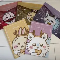 ちいかわ うさぎ モモンガ フラットケースノート　セブンイレブンクリスマスコラボ