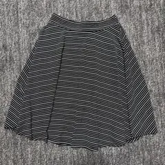 OZOC ストライプ フレアスカート 38サイズ