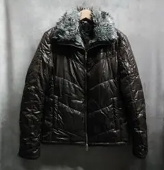 y2k　ファー　ジャケット　SPINASH　グランジ　平成ギャル男　51126a