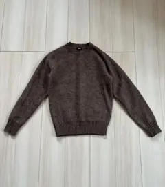 ◎●（80）UNIQLO ブラウン 長袖ニット Sサイズ