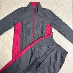 PUMA ジャージ上下セット グレー/ピンク