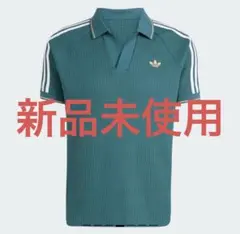 adidas アディダスワッフルニットポロシャツ