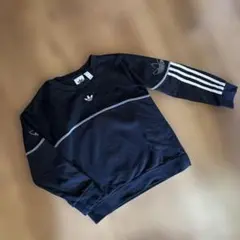 P*Y様 adidas 黒 トレーナー ストライプのサムネイル